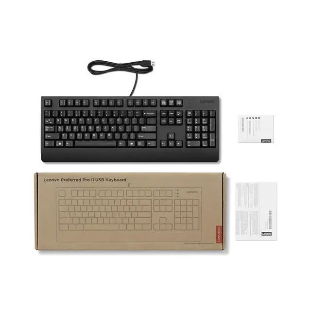Alt view image 17 of 18 - Lenovo Preferred Pro II USB Keyboard AI - US English