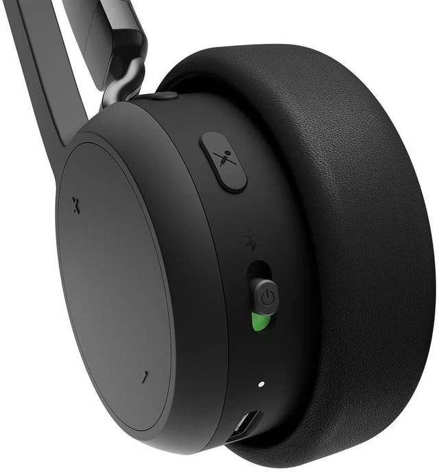 Alt view image 15 of 17 - Lenovo Wireless Stereo Headset - Stereo - Wireless - Bluetooth - 98.4 ft - 32 Ohm - 20 Hz to 20 kHz - On-ear, Over-the-head - Binaural - Circumaural - 4.27 ft Cable - Noise Canceling - Black