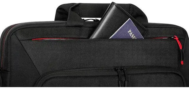 Alt view image 14 of 14 - Lenovo Essential Plus Carry Briefcase for 15.6" Laptop Black 4X41A30365