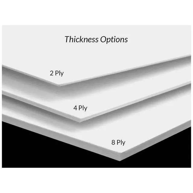 Alt view image 3 of 3 - Archival Methods 16x20in Museum Board, 2 Ply, Wht,25Pk #40208