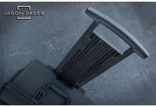 Alt view image 5 of 7 - Jason Cases Waterproof Wheeled Hard Case w/Foam for RED KOMODO-X Camera, Black