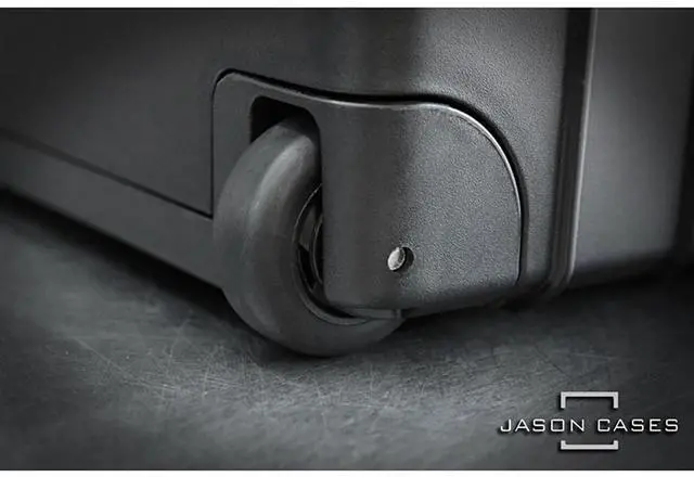 Alt view image 6 of 7 - Jason Cases Waterproof Wheeled Hard Case w/Foam for RED KOMODO-X Camera, Black