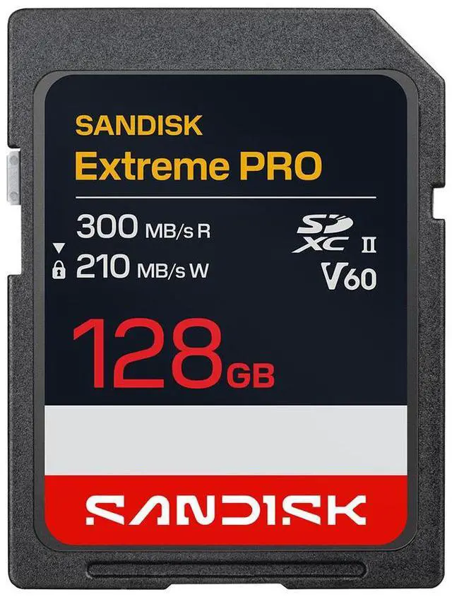 Main image of SanDisk SANDISK Extreme PRO SDXC UHS-II V60 Card128GB #SDSDXEM-128G-GN4IN