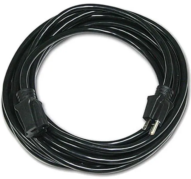 Main image of Milspec 25' Pro Power SJTW Extension Cord, 12/3 AWG, Black #D16624025