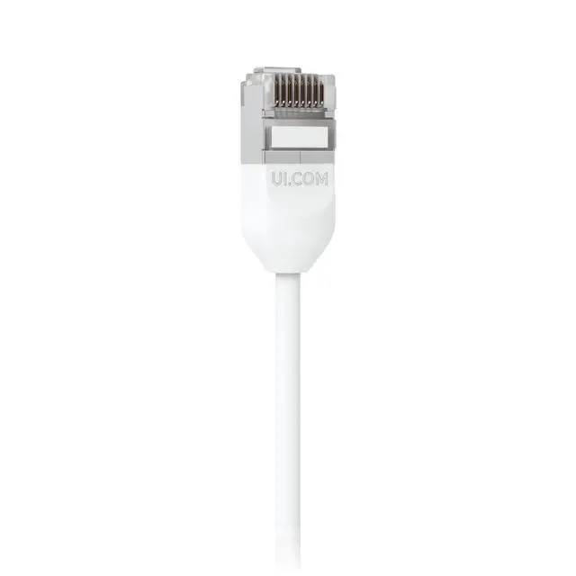 Alt view image 3 of 4 - Ubiquiti Networks 26.2' UniFi Shielded Cat6A Premium Outdoor Patch Cable, White
