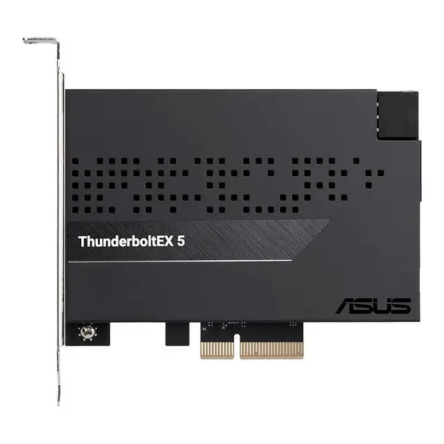 Alt view image 11 of 15 - Asus ThunderboltEX 5 PCI Express 4.0 x4 15 GB/s Desktop Keyboard Mouse Monitor Plug-in Card 3 USB Port 1 Thunderbolt Port 1 USB 2.0 Port PC THUNDERBOLTEX5