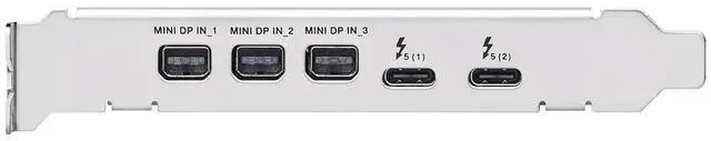 Alt view image 14 of 15 - Asus ThunderboltEX 5 PCI Express 4.0 x4 15 GB/s Desktop Keyboard Mouse Monitor Plug-in Card 3 USB Port 1 Thunderbolt Port 1 USB 2.0 Port PC THUNDERBOLTEX5