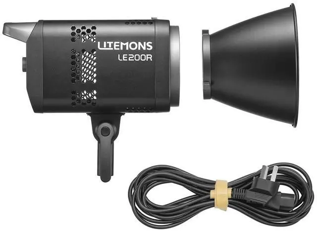 Alt view image 2 of 7 - Godox Litemons LE200R 230W RGB LED Monolight #LE200R BLACK