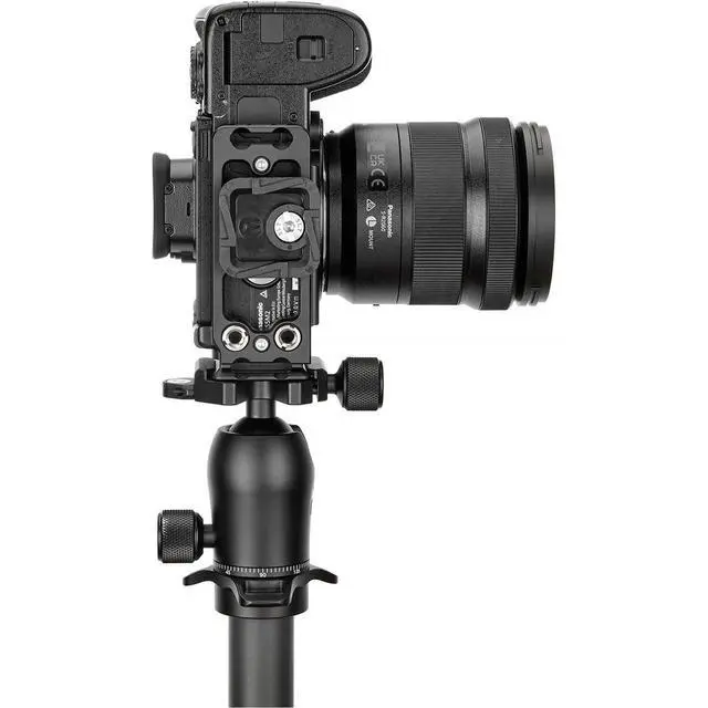 Alt view image 6 of 7 - PAIGE QD-Compatible Dedicated L-bracket for Lumix S5 II G9 II - Darkness
