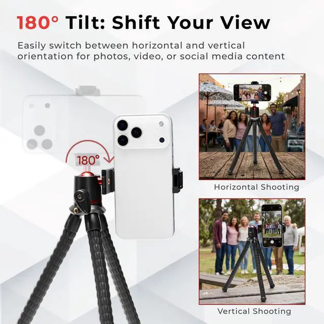 Alt view image 4 of 7 - 3Pod FlexGrip Multifunctional Mini Tripod #3P-FX-10