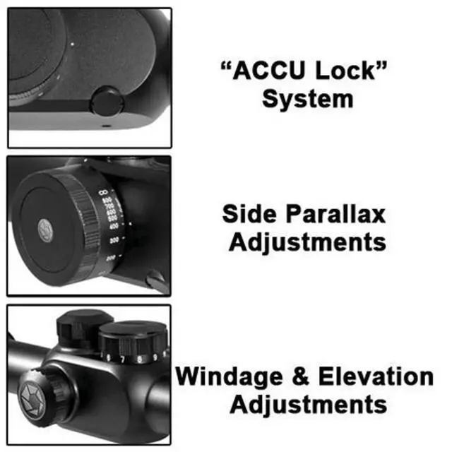 Alt view image 5 of 7 - Barska 6.5-20x40mm Tactical Riflescope, Illum FFP Mil-Dot Ret, Side Parallax, 1"