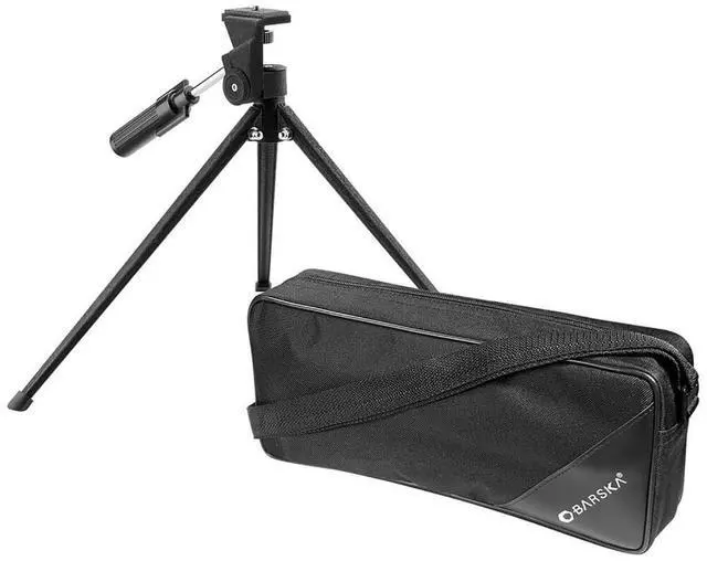 Alt view image 5 of 5 - Barska 20-60x60 Colorado Spotting Scope, Angled View with Tripod, Matte Black