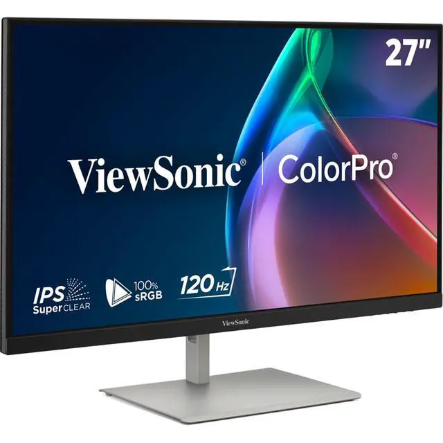 Alt view image 3 of 7 - ViewSonic ColorPro VP2766-2K 27" 16:9 WQHD 120Hz USB-C IPS LED Monitor