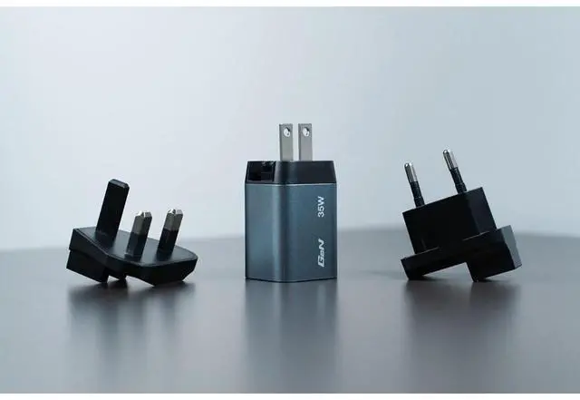 Alt view image 19 of 19 - Verbatim 35W 2-Port GaN Wall Charger - 35 W - 120 V AC, 230 V AC Input - 1