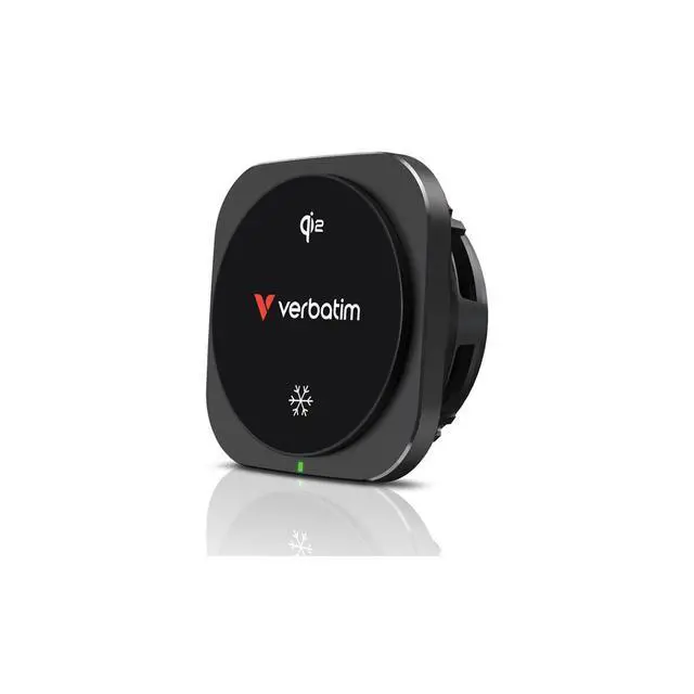 Alt view image 2 of 7 - Verbatim Charge 'n' Drive Qi2 15W Magnetic Wireless Car Charger #31861