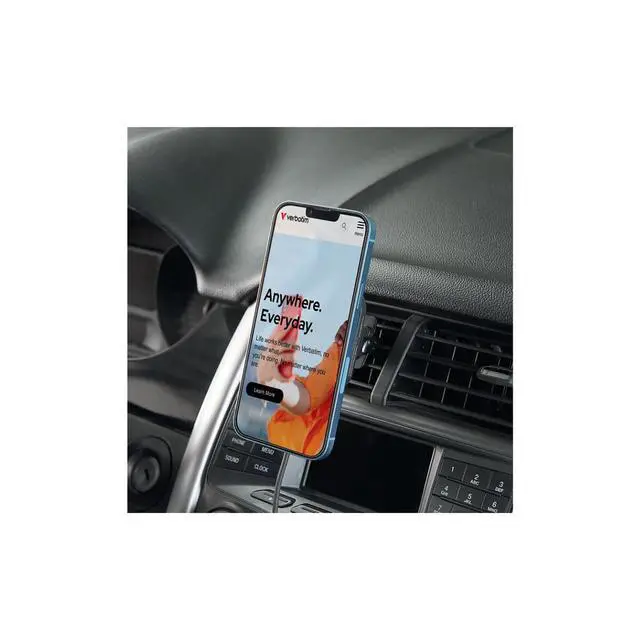 Alt view image 7 of 7 - Verbatim Charge 'n' Drive Qi2 15W Magnetic Wireless Car Charger #31861