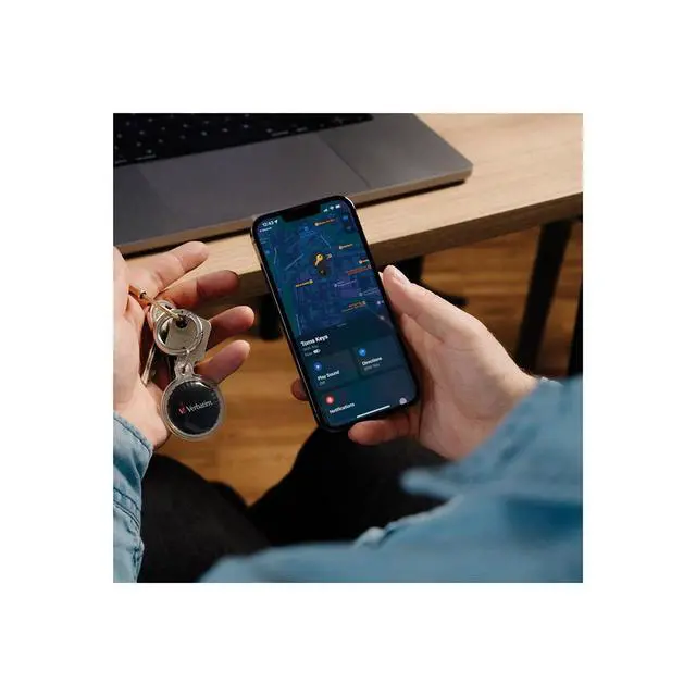 Alt view image 5 of 8 - Verbatim VERBATIM MY FINDER TRACKER COIN BLUETOOTH COIN BLACK