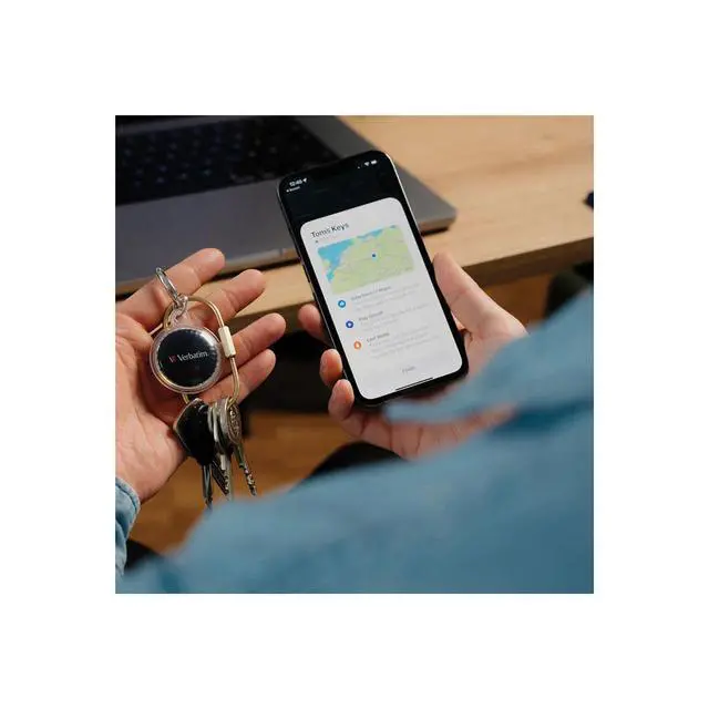 Alt view image 8 of 8 - Verbatim VERBATIM MY FINDER TRACKER COIN BLUETOOTH COIN BLACK