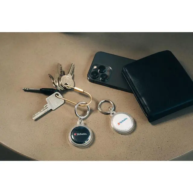 Alt view image 6 of 7 - My Finder Bluetooth Coin Tracker for Apple iOS Black/White 2/Pack 32134