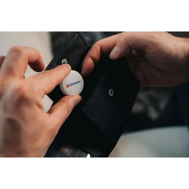Alt view image 7 of 7 - My Finder Bluetooth Coin Tracker for Apple iOS Black/White 2/Pack 32134