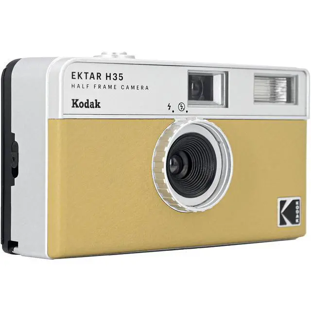 Alt view image 2 of 7 - Kodak Kodak Ektar H35 Half Frame Film Camera (Sand) #RK0104