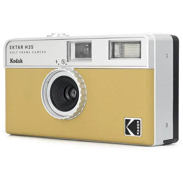 Alt view image 3 of 7 - Kodak Kodak Ektar H35 Half Frame Film Camera (Sand) #RK0104