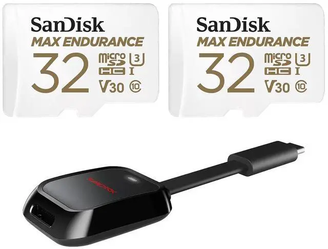 Main image of SanDisk SanDisk 32GB SanDisk MAX ENDURANCE microSDHC Card with Adapter Bundle