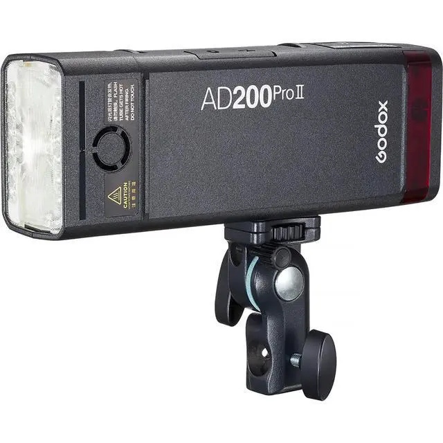 Alt view image 2 of 5 - Godox AD200Pro II TTL Pocket Flash with Microfiber Cleaning Cloth #AD200PROII A