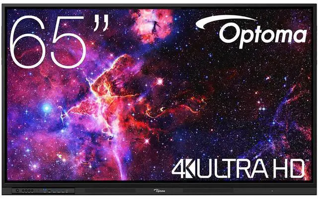 Alt view image 8 of 14 - Optoma Creative Touch 3653RK Collaboration Display - 65" LCD - ARM Cortex A72 + A53 - 8 GB - Infrared (IrDA) - Touchscreen - 3840 x 2160 - Direct LED - 450 Nit - 5,000:1 Contrast Ratio - 2160p -