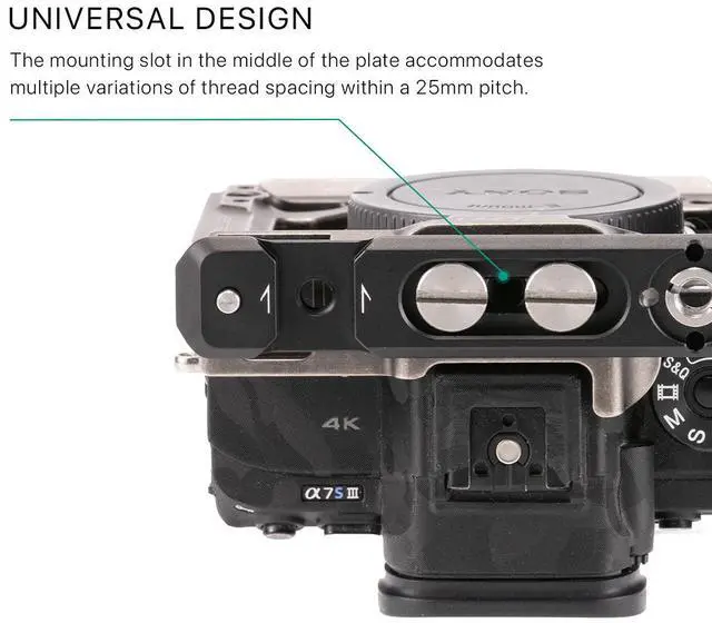 Alt view image 7 of 7 - Tilta Multi-Functional NATO Mounting Plate, Black #TA-NTMP-B