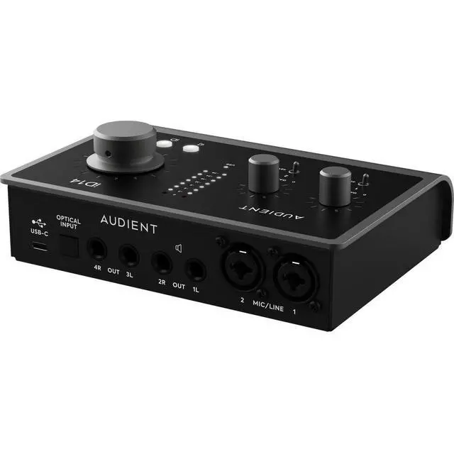 Alt view image 12 of 16 - Audient ID14 MKII 2 channel USB2 Interface and Monitoring