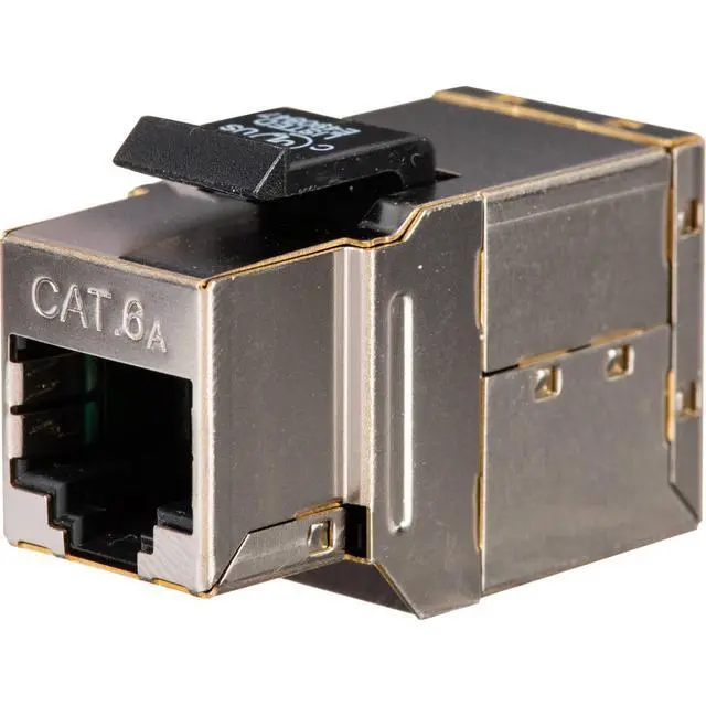 Alt view image 2 of 4 - Platinum Tools Cat 6a Shielded Keystone Coupler #771-1