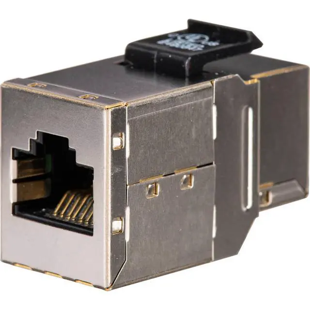 Alt view image 4 of 4 - Platinum Tools Cat 6a Shielded Keystone Coupler #771-1