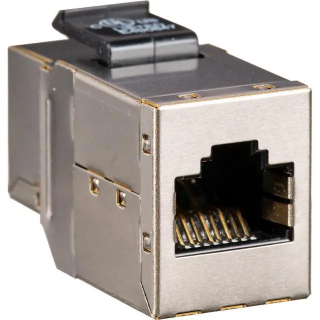 Alt view image 3 of 4 - Platinum Tools Cat 6a Shielded Keystone Coupler #771-1