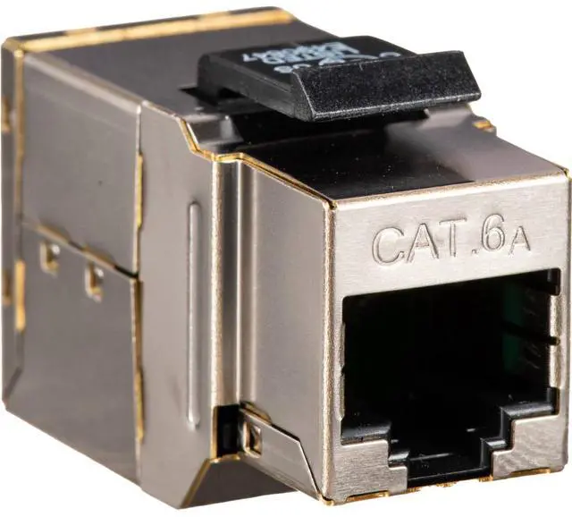 Main image of Platinum Tools Cat 6a Shielded Keystone Coupler #771-1