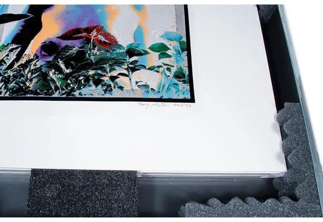 Main image of Archival Methods 6x3x1.5" Ridged Foam Blocks For Art Carry Cases #303-F24315