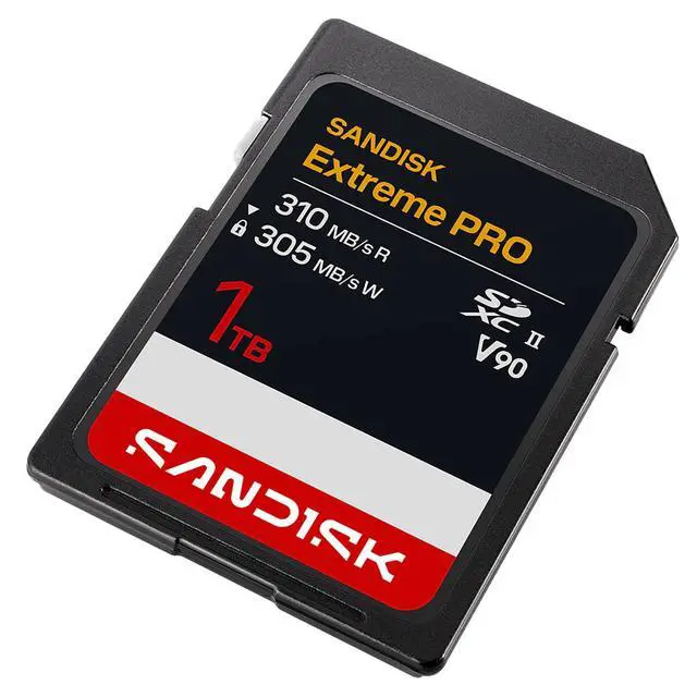 Alt view image 2 of 4 - SanDisk Extreme PRO UHS-II V90 Cards UHS-II 1TB SD 310MB/s(R) / 305MB/s(W)