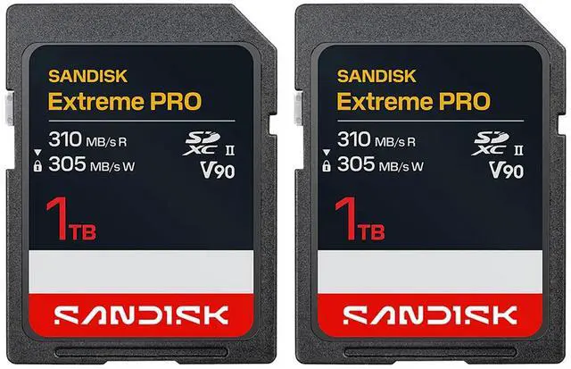 Main image of SanDisk Extreme PRO UHS-II V90 Cards UHS-II 1TB SD 310MB/s(R) / 305MB/s(W) Bundle