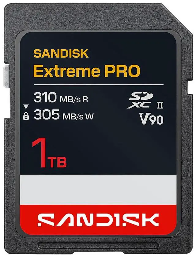 Main image of SanDisk Extreme PRO UHS-II V90 Cards UHS-II 1TB SD 310MB/s(R) / 305MB/s(W)