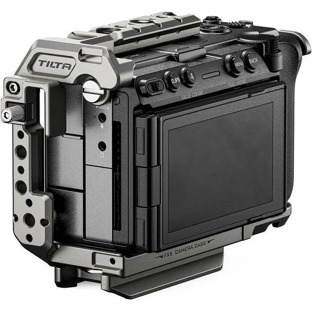 Alt view image 3 of 7 - Tilta Tilta Full Camera Cage for Sony FX5 - Titanium Gray #TA-T108-FCC-TG