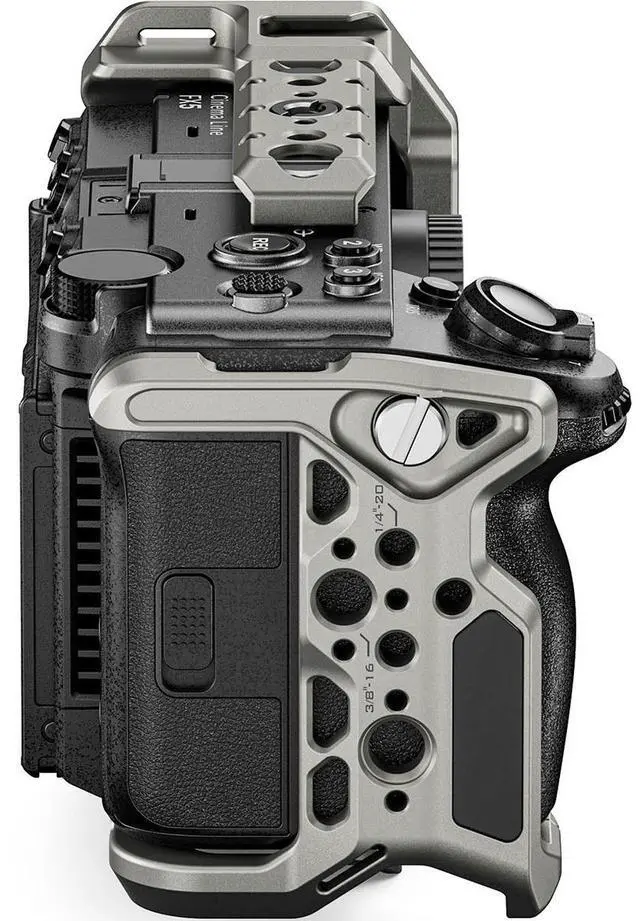 Alt view image 4 of 7 - Tilta Tilta Full Camera Cage for Sony FX5 - Titanium Gray #TA-T108-FCC-TG