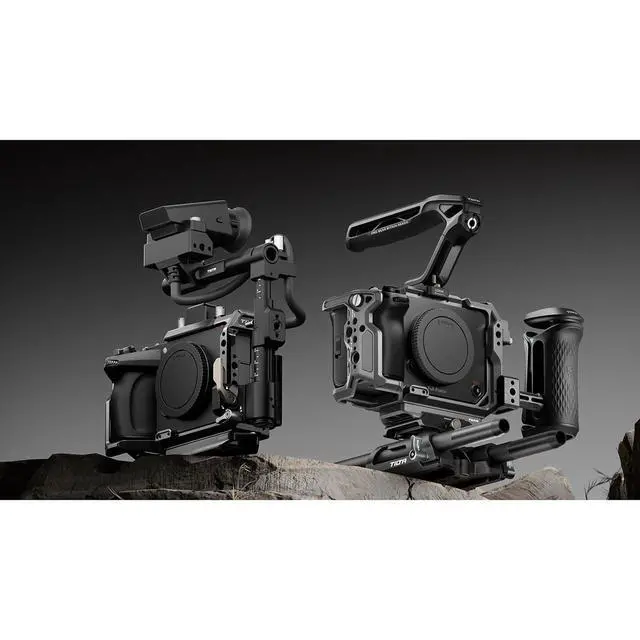 Alt view image 5 of 7 - Tilta Tilta Full Camera Cage for Sony FX5 - Titanium Gray #TA-T108-FCC-TG