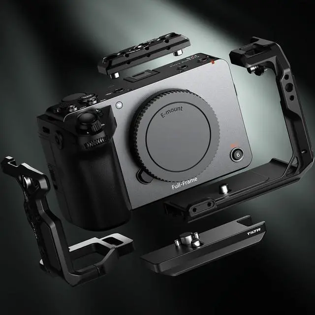 Alt view image 6 of 7 - Tilta Tilta Full Camera Cage for Sony FX5 - Titanium Gray #TA-T108-FCC-TG