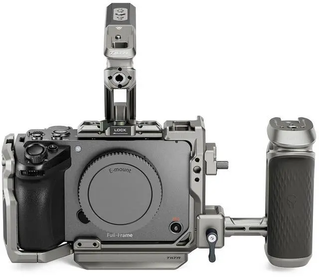 Alt view image 2 of 7 - Tilta Tilta Camera Cage for Sony FX5 Base Kit - Titanium Gray #TA-T108-A-TG