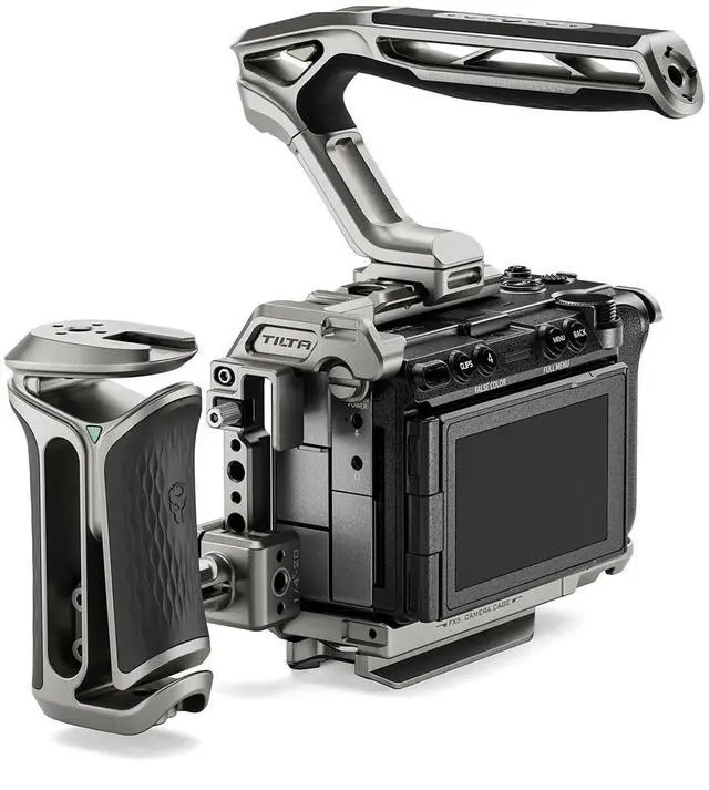 Alt view image 3 of 7 - Tilta Tilta Camera Cage for Sony FX5 Base Kit - Titanium Gray #TA-T108-A-TG