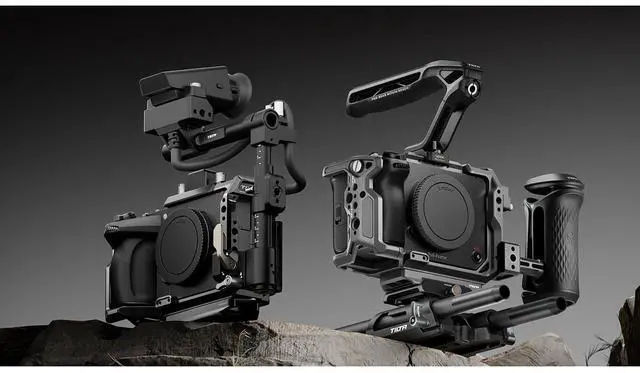 Alt view image 5 of 7 - Tilta Tilta Camera Cage for Sony FX5 Base Kit - Titanium Gray #TA-T108-A-TG