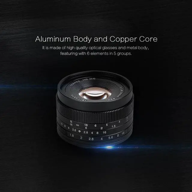 Alt view image 6 of 7 - 7artisans Photoelectric 50mm f/1.8 Lens for Micro Four Thirds #A704B
