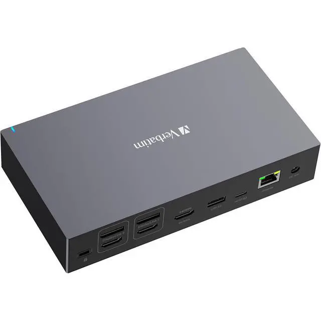 Alt view image 14 of 17 - Verbatim 17-Port USB-C Professional Docking Station 32172
