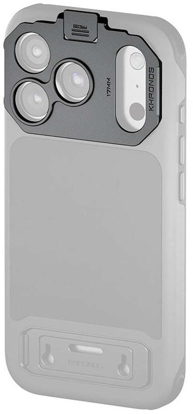 Main image of Tilta 17mm Khronos Thread Lens Adapter for Apple iPhone 17 Pro, Space Gray