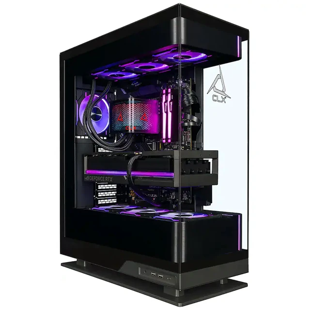 Alt view image 5 of 11 - CLX Ra Gaming Desktop - Liquid Cooled AMD Ryzen 9 9950X3D 4.3GHz 16-Core Processor, 96GB DDR5 Memory, GeForce RTX 5090 32GB GDDR7 Graphics, 4TB SSD, WiFi, Windows 11 Pro 64-bit